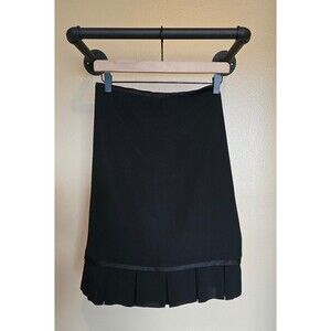 Joseph Ribkoff classic black mid length skirt women's size 10